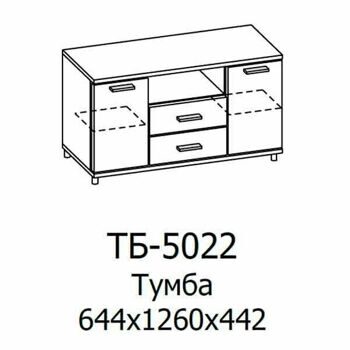 ТБ-5022-АС-АМ Тумба